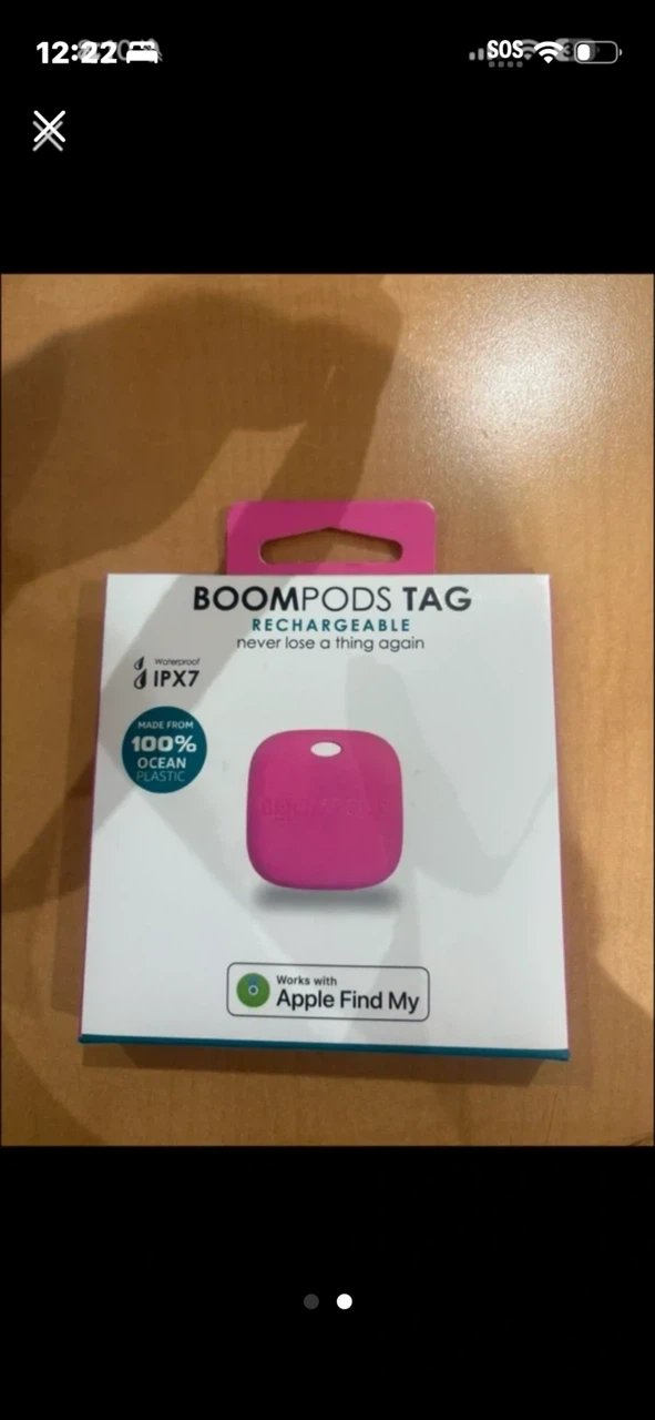 Boompods Tag Rechargeable Tracker - Pink - photo 2