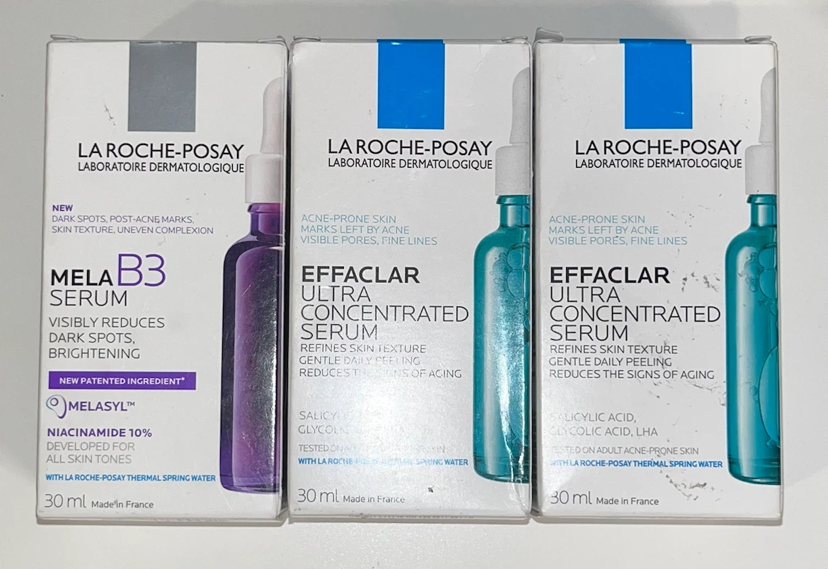 La Roche-Posay MelaB3 and Effaclar Serums