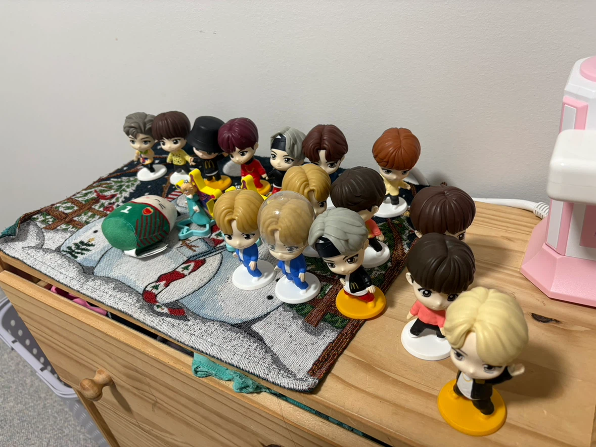 McDonalds TinyTAN BTS Figurines Collection