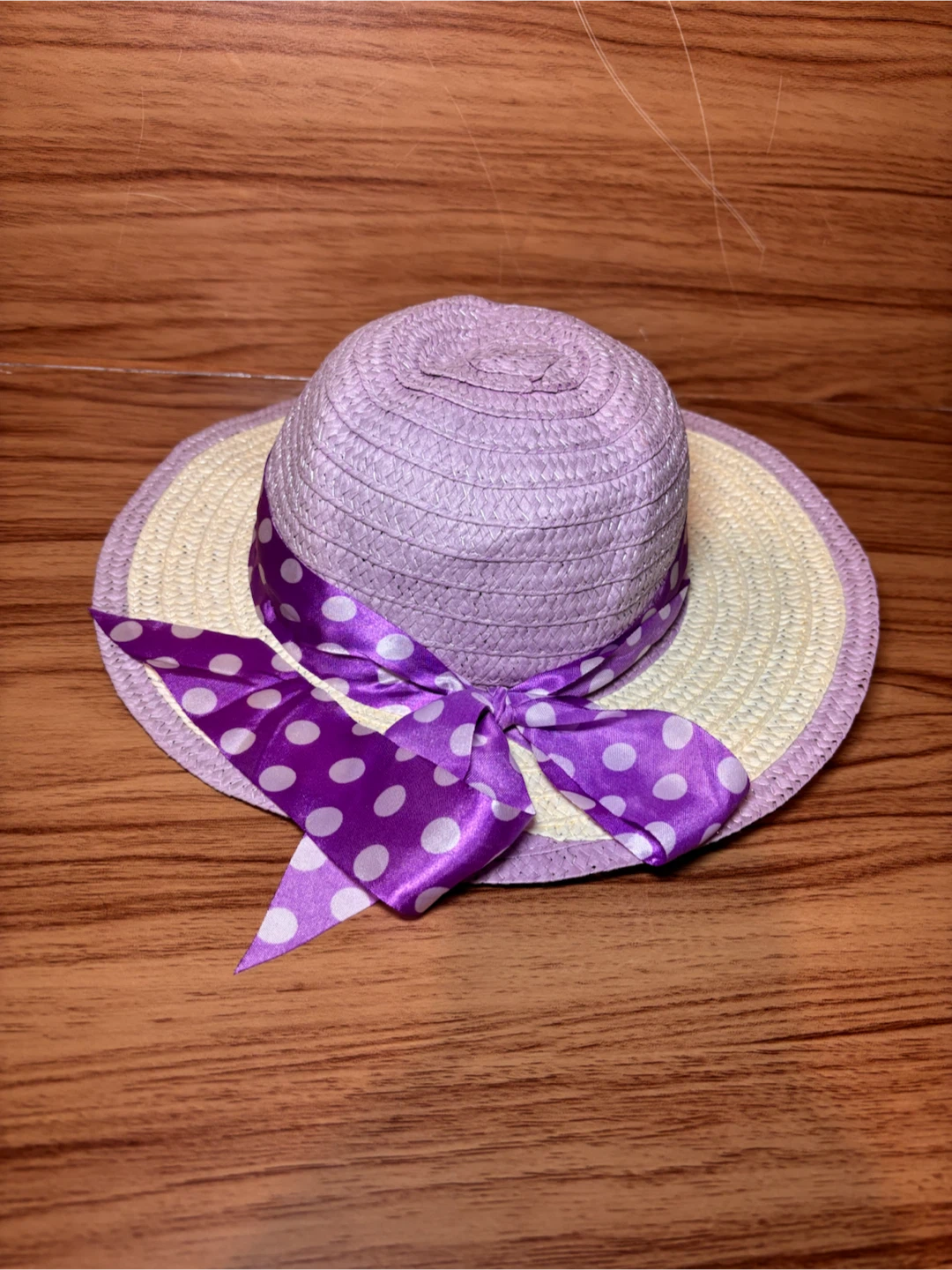 Girls Straw Sun Hat sz12 months-3 years