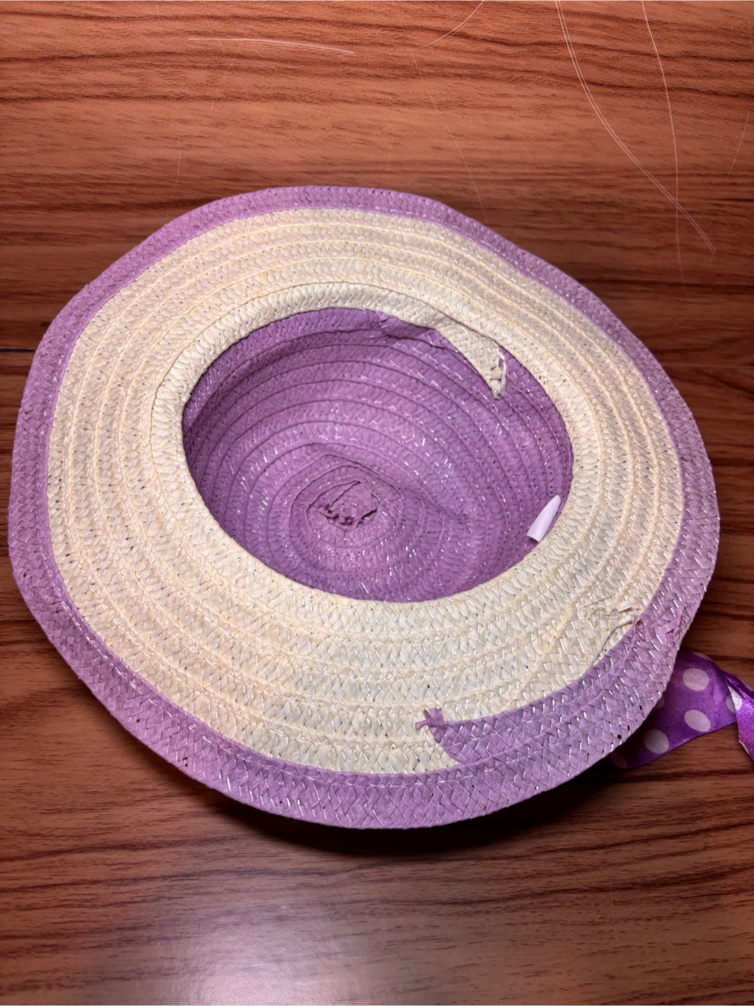 Girls Straw Sun Hat sz12 months-3 years - photo 2