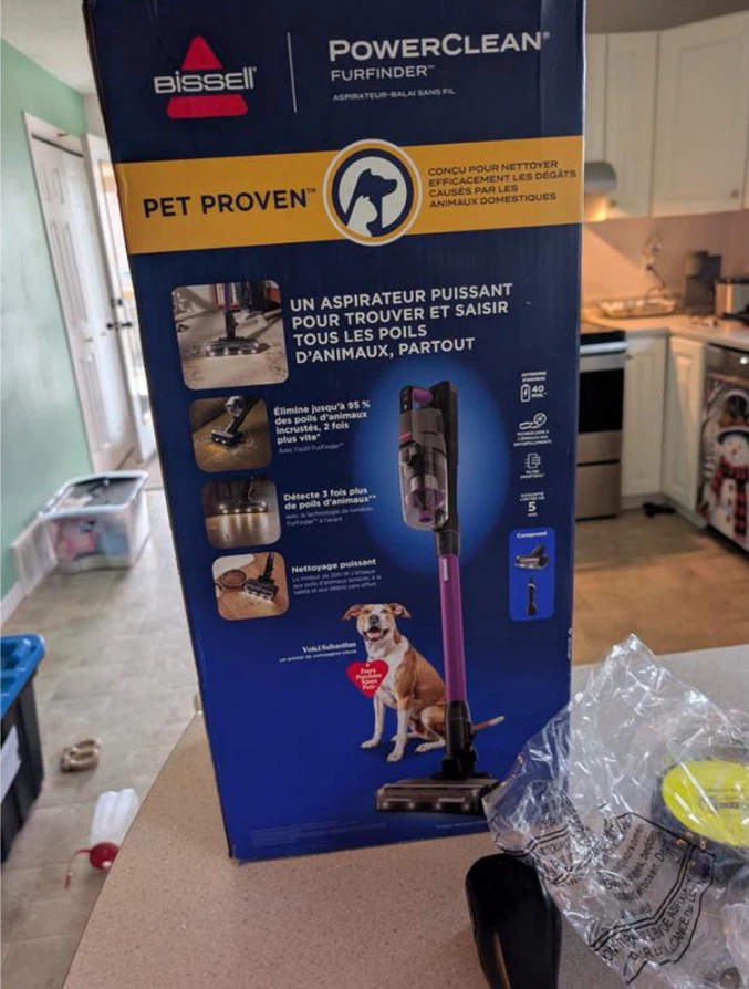 Bissell PowerClean FurFinder Cordless Stick Vacuum 4031D
