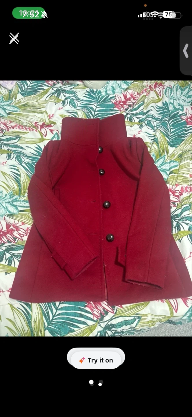 Aritzia Babaton Red Wool Coat - photo 2