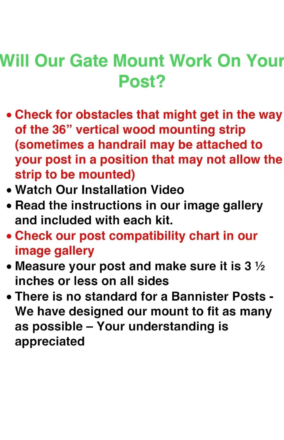 Gate Mounting Kit or gate holder - photo 2