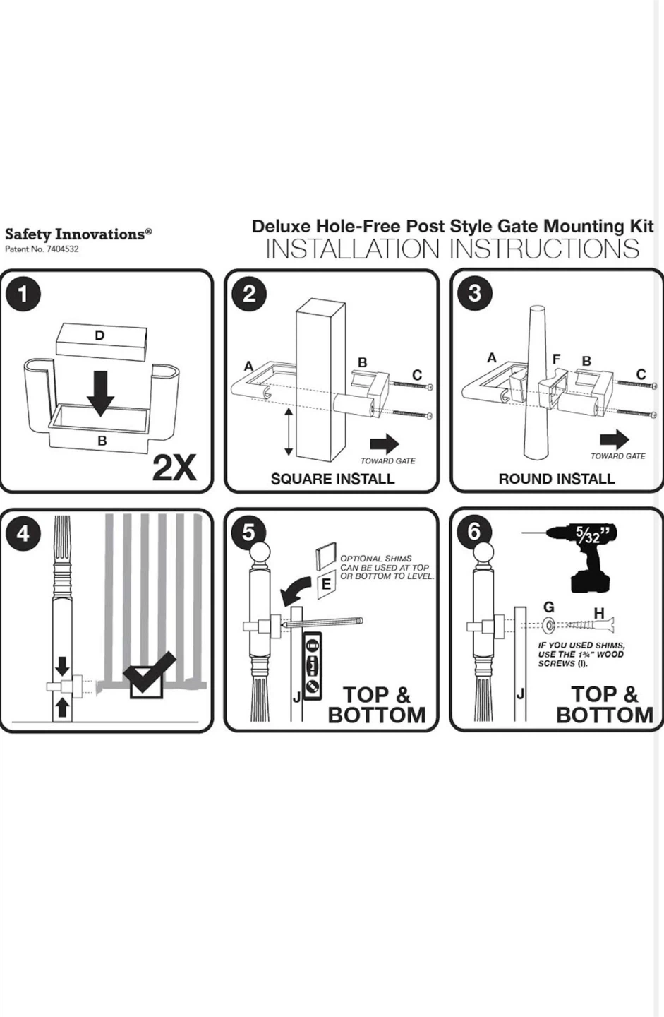Gate Mounting Kit or gate holder - photo 4