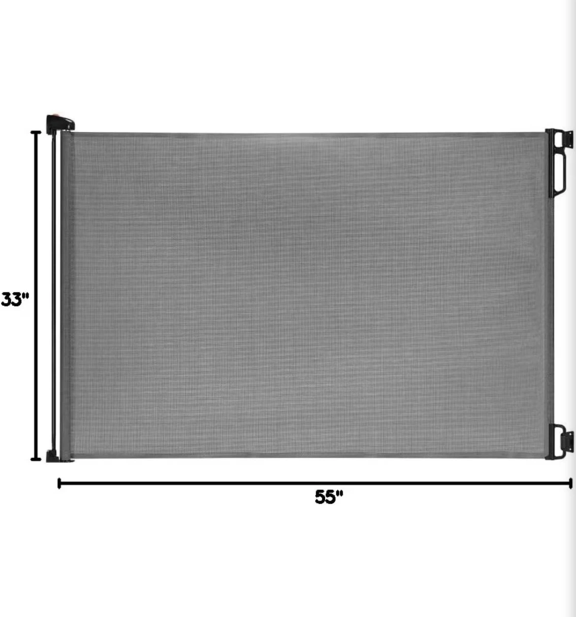 WHITE Retractable Safety Gate (White color)