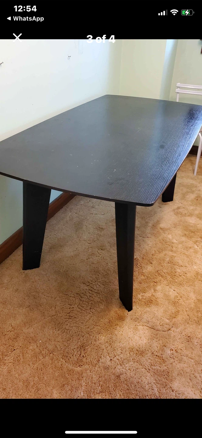 Dark Brown Dining Table