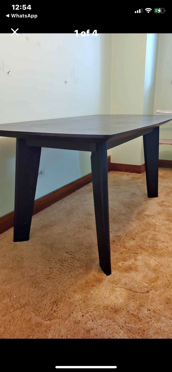 Dark Brown Dining Table - photo 3