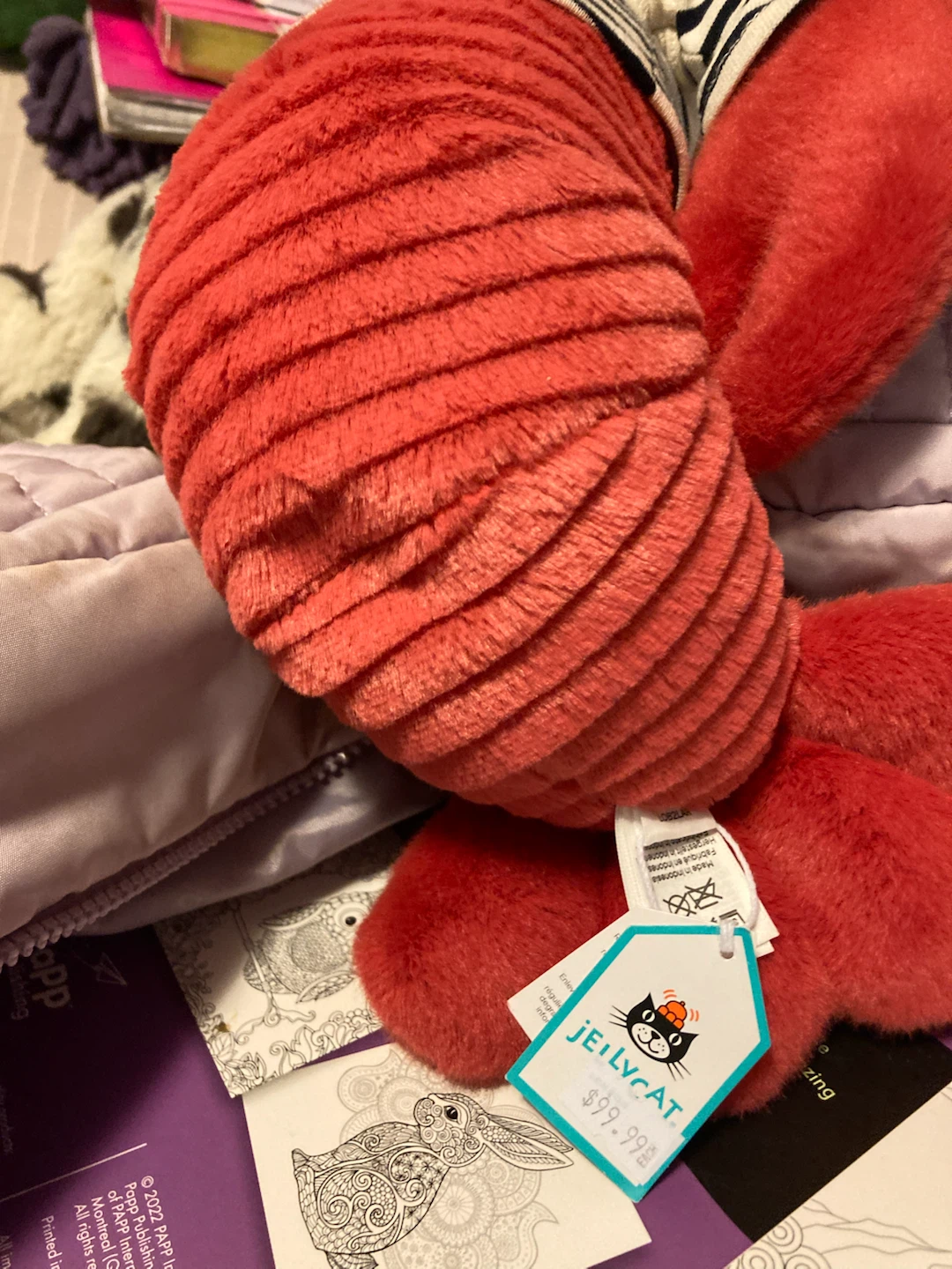 Jellycat Larry Lobster Plush Toy - photo 4