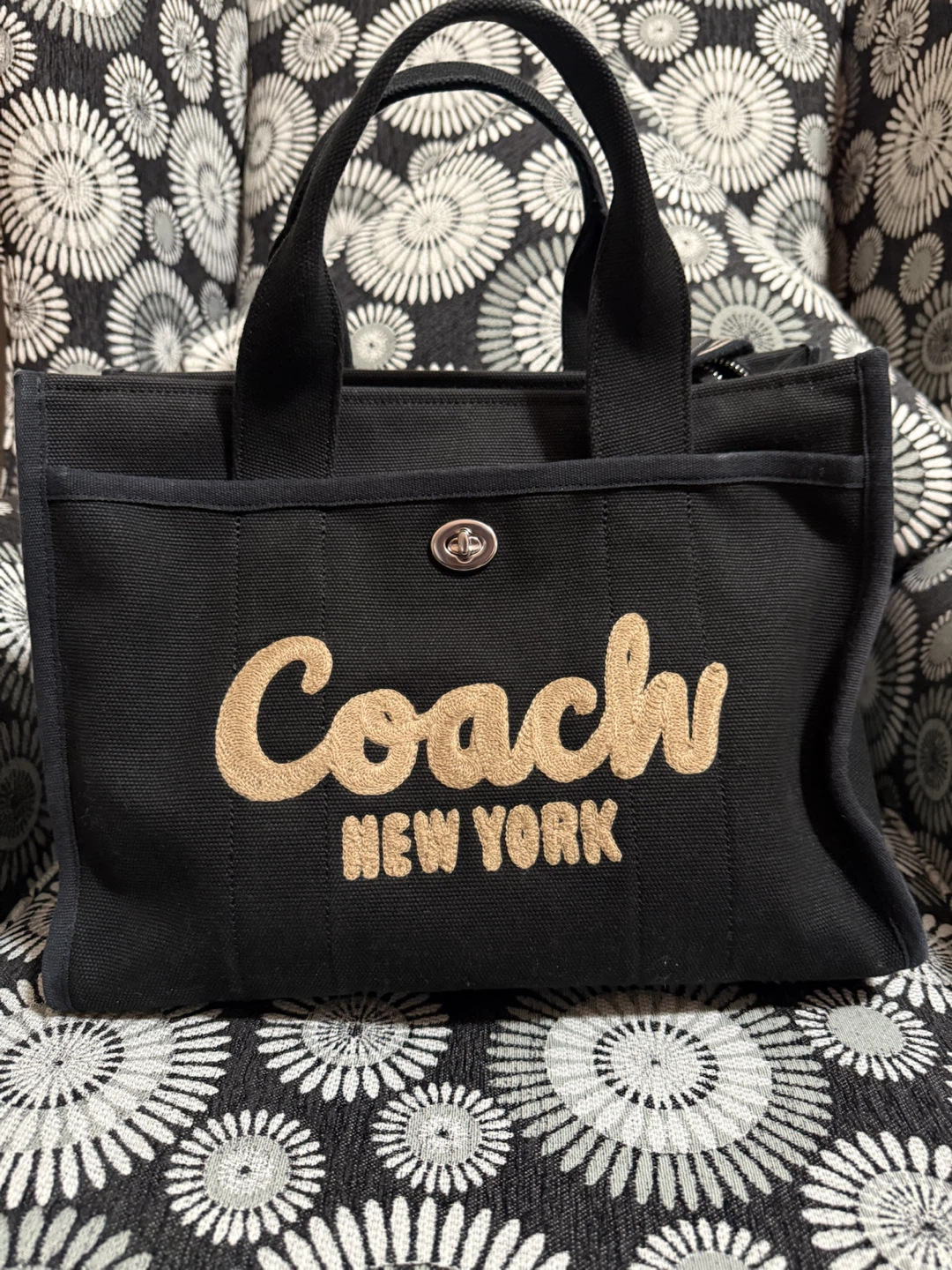 Coach New York Canvas Tote Bag