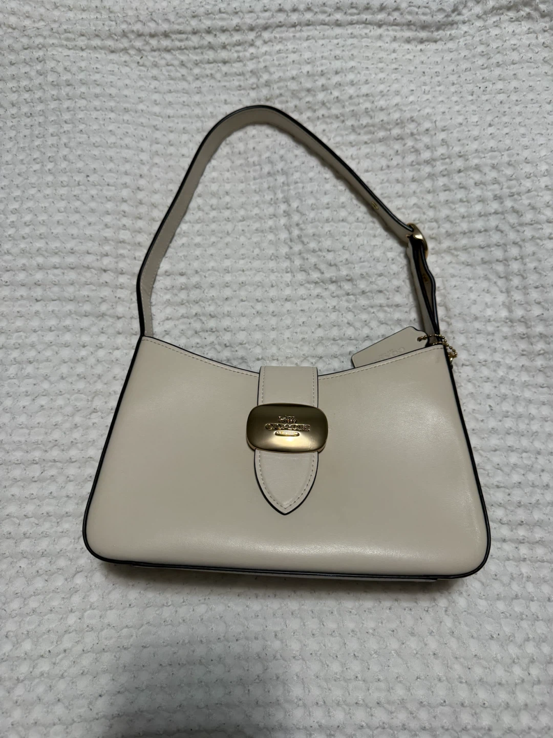 Coach cream shoulder bag