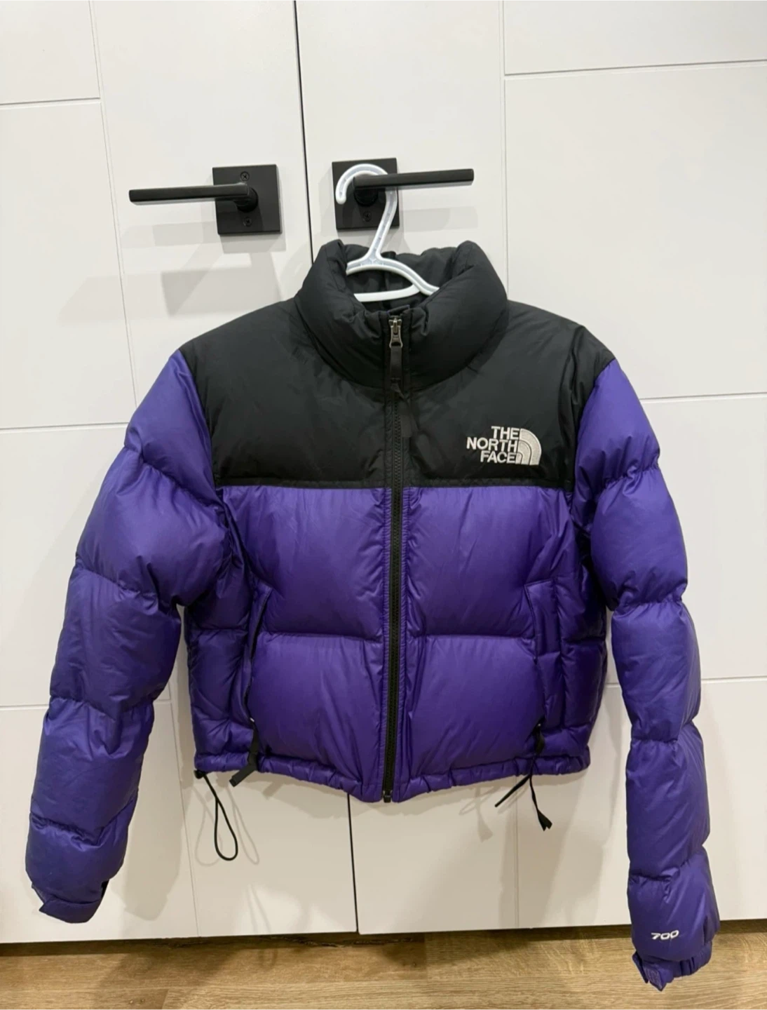 The North Face 700 Nuptse Puffer Jacket Purple/Black
