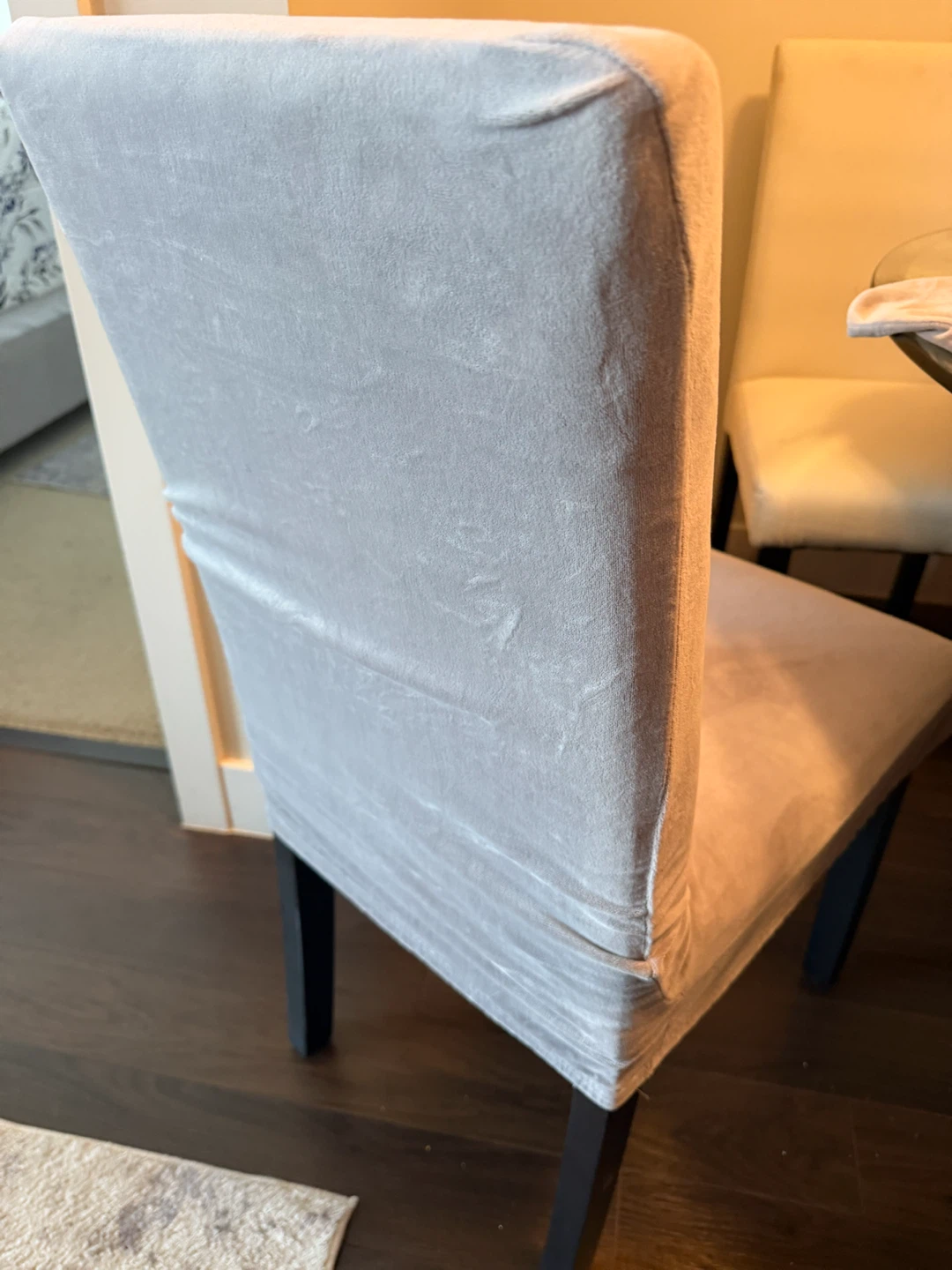 Velvet Dining Chair Slipcovers - photo 2