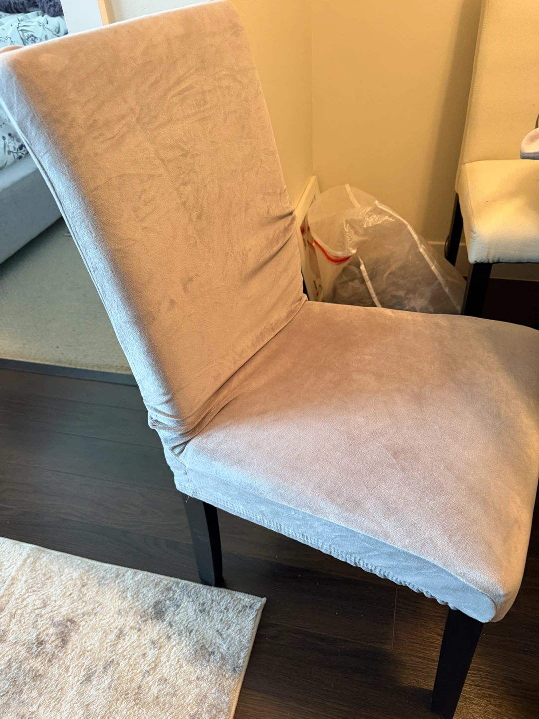 Velvet Dining Chair Slipcovers - photo 3
