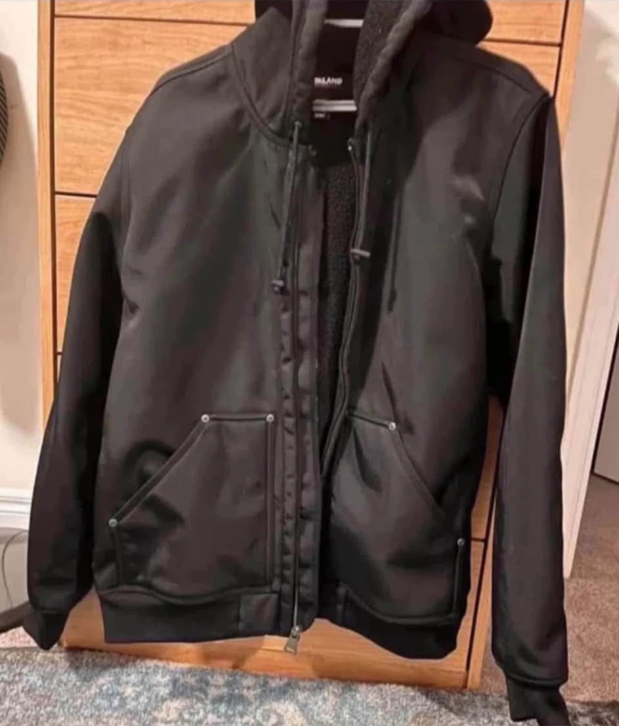 Black Hooded Jacket