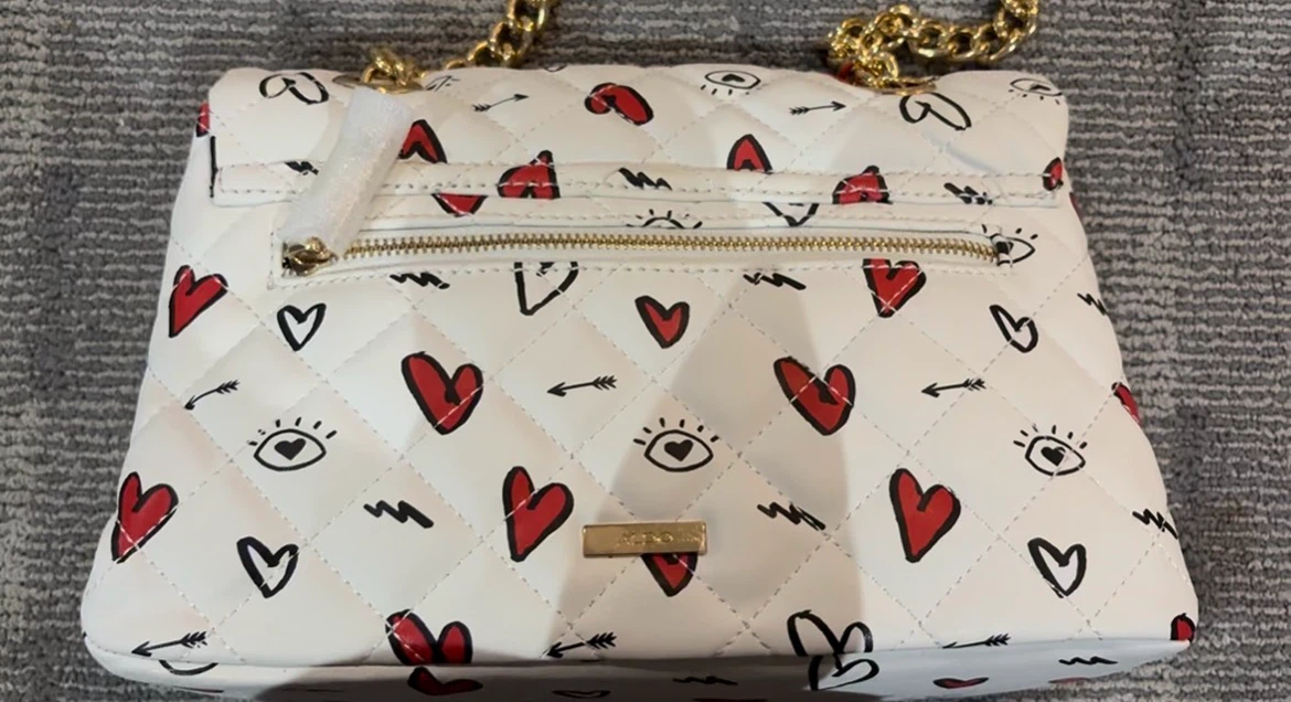 ALDO Quilted Heart Print Crossbody Bag - photo 2