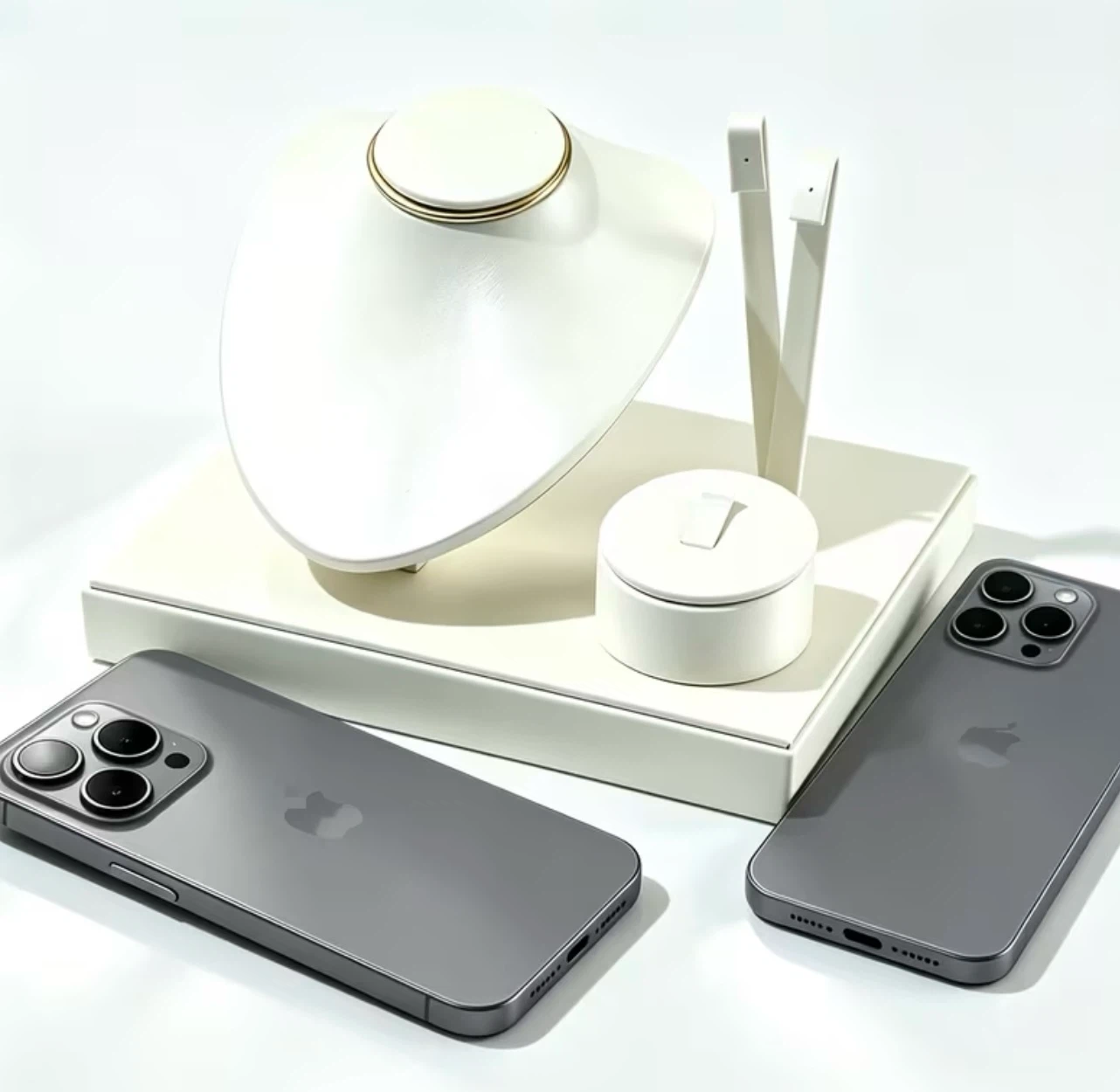 White Jewellery Display Stand Set - photo 2