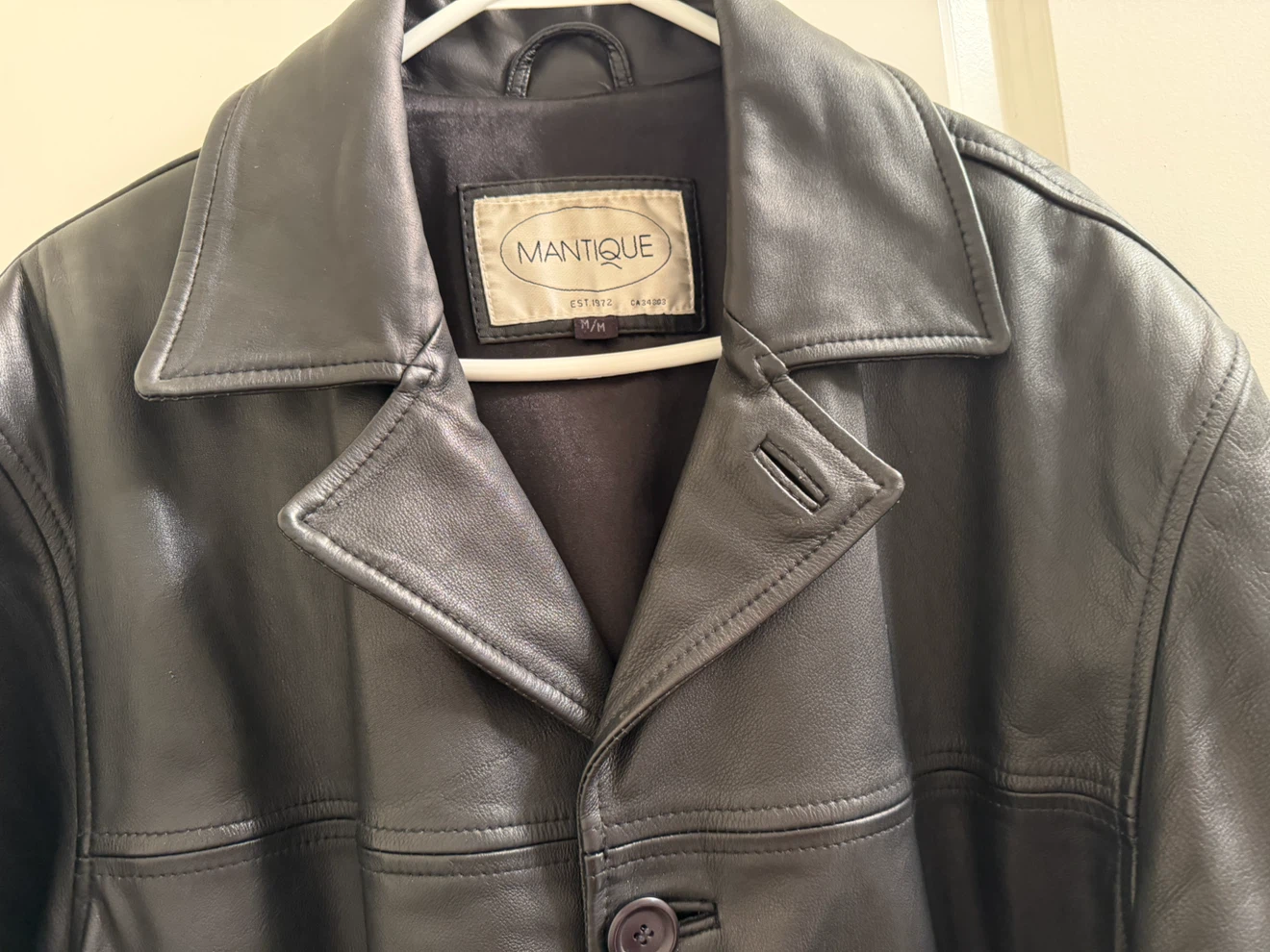 MANTIQUE Black Leather Jacket - photo 2