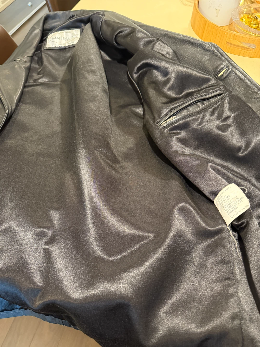 MANTIQUE Black Leather Jacket - photo 5