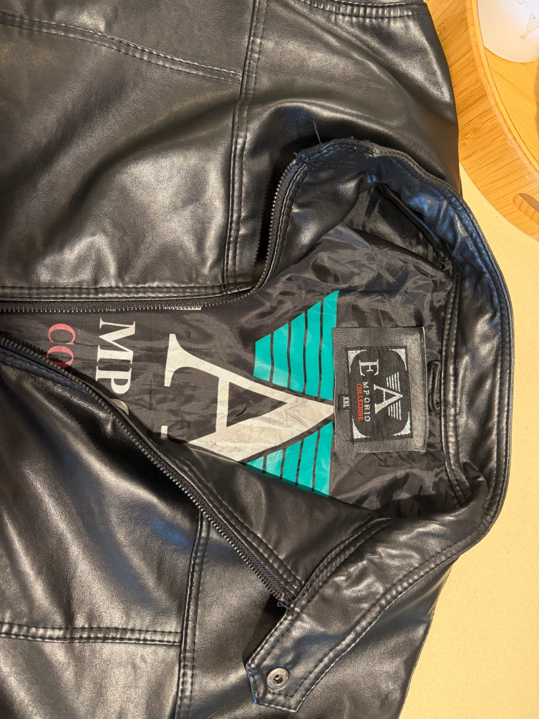 Emporio Armani Collezione Leather Jacket - XXL - photo 4