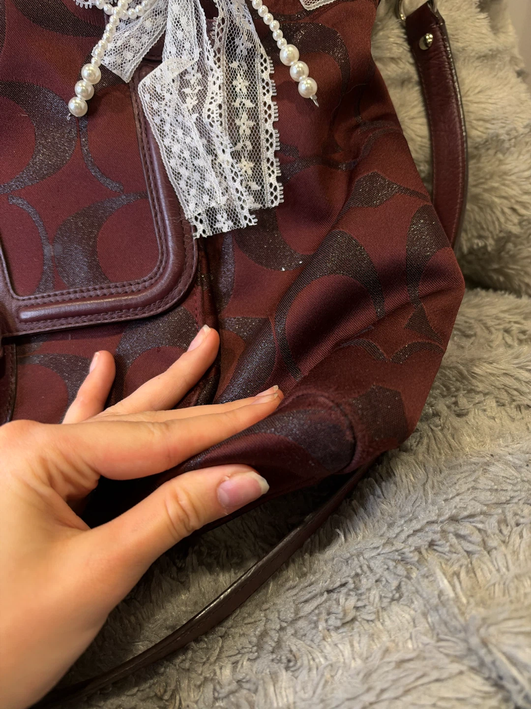 Authentic Coach Signature Campbell Shoulder Bag - photo 4