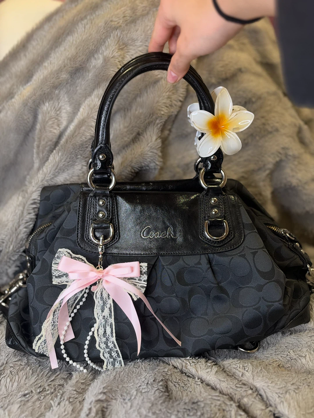 Coach Signature Satchel Bag