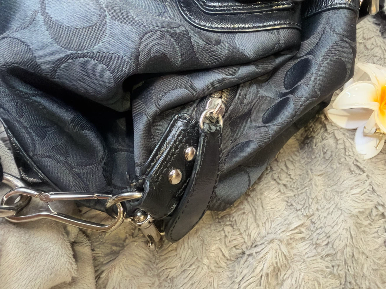 Coach Signature Satchel Bag - photo 4