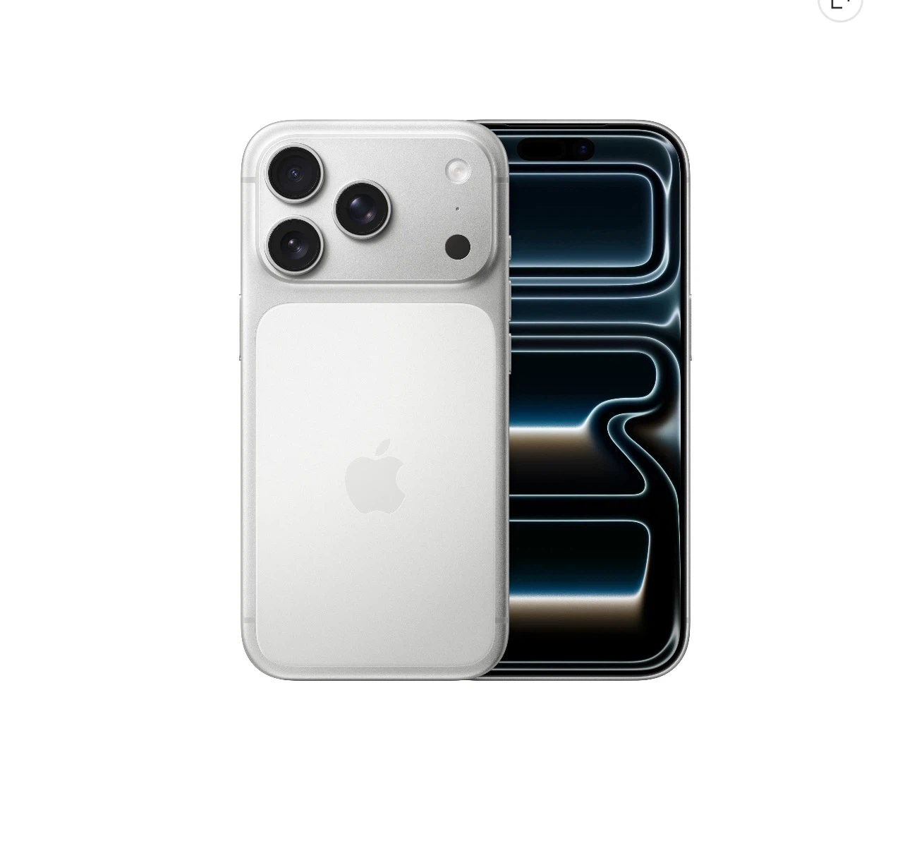 17 pro max  silver 256 gb two months old