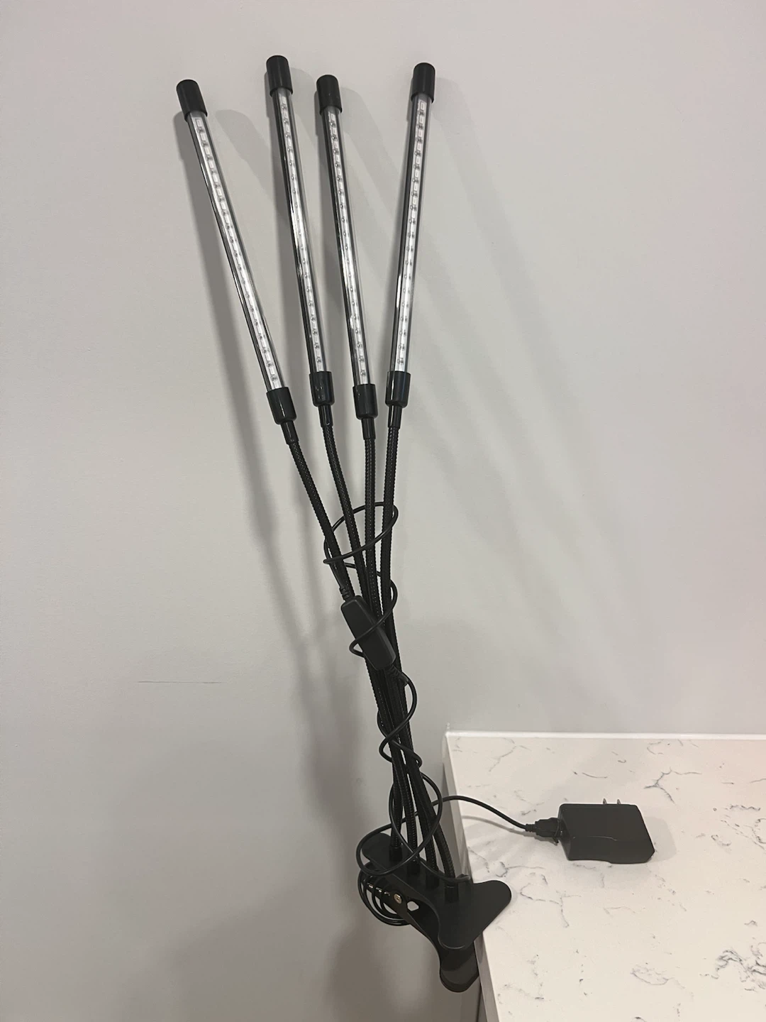 Four-Head Clip-On LED Grow Light