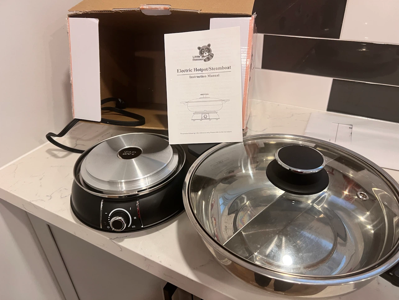 Little Raccoon Electric Hotpot/Steamboat HS-160BU - photo 2