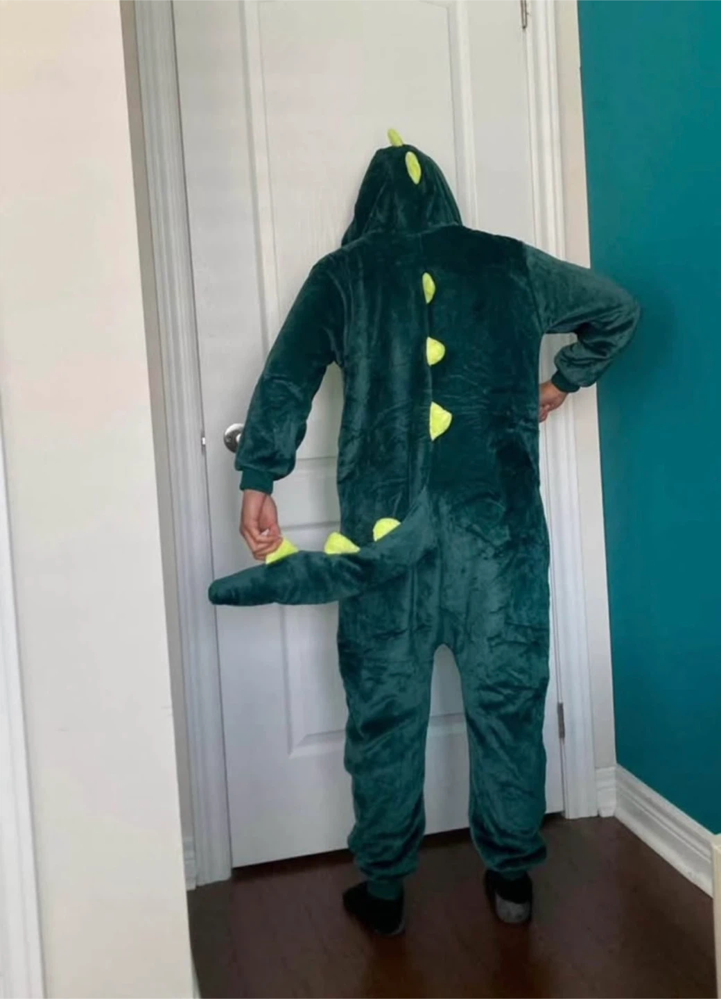 Cozy Cuddler Dinosaur Onesie Custume - Size small unisex - photo 2