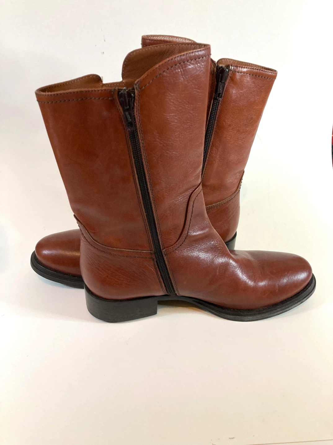 Italian leather boots - brand new - photo 3