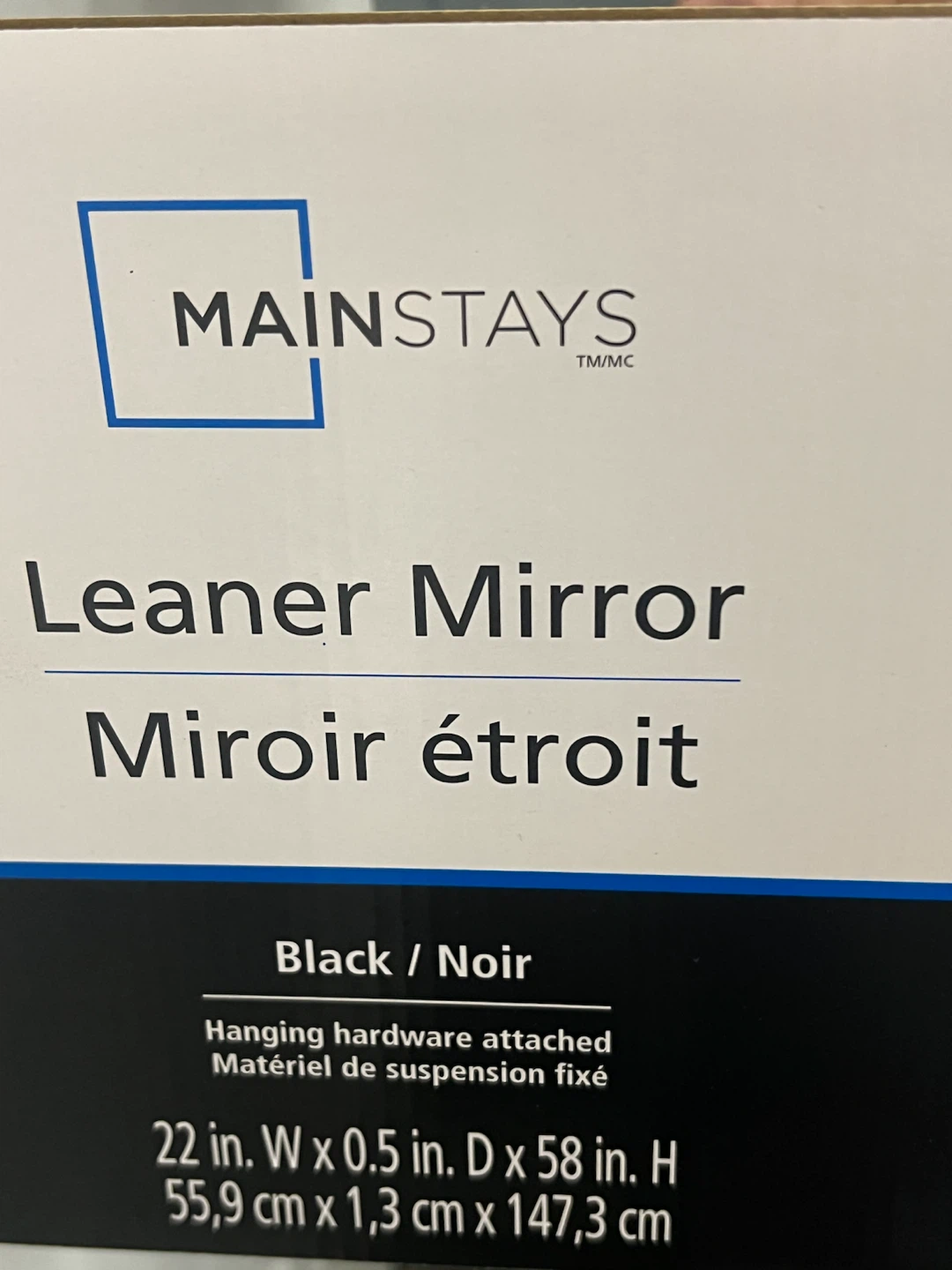 NEW  Black Arch Leaner Mirror - photo 4