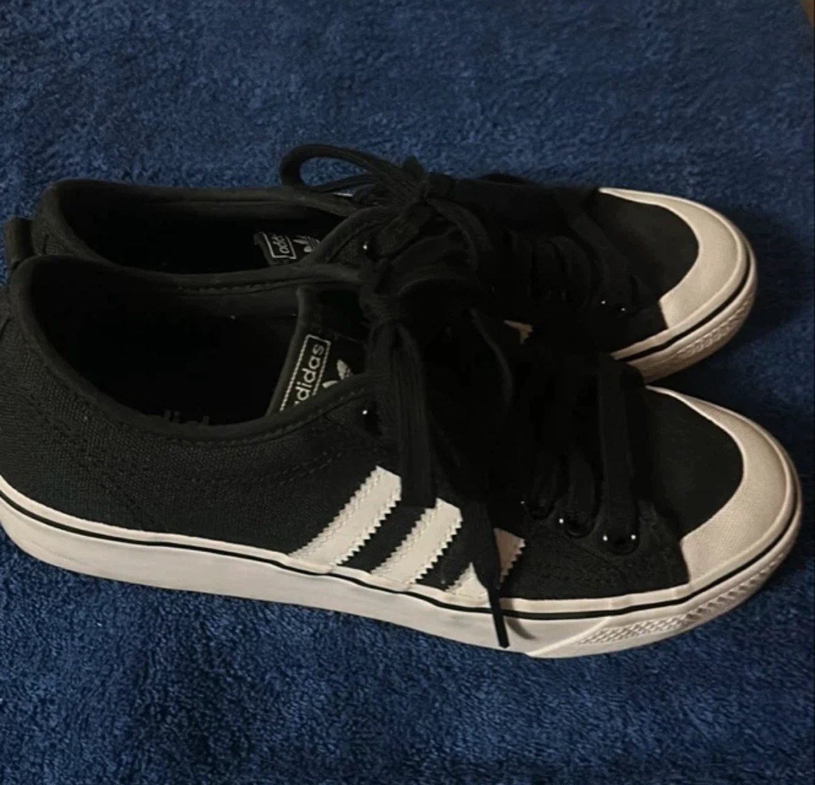 Adidas Nizza Shoes Black and White