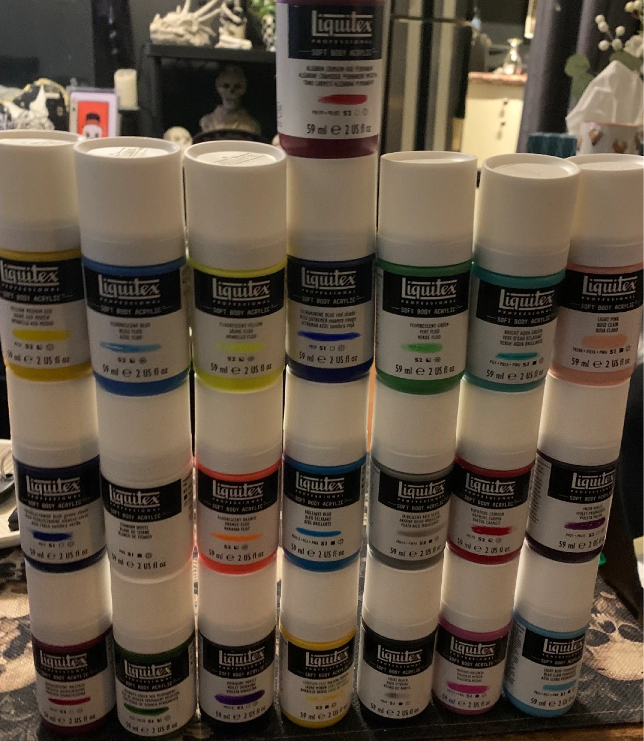 Liquitex® Professional Soft Body Acrylic Bottles 2oz. Lot of 22