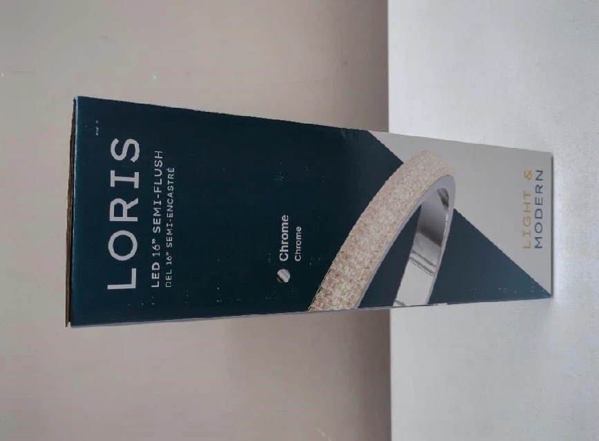 LORIS 16-IN. LED MOUNT LIGHT, CHROME - photo 4
