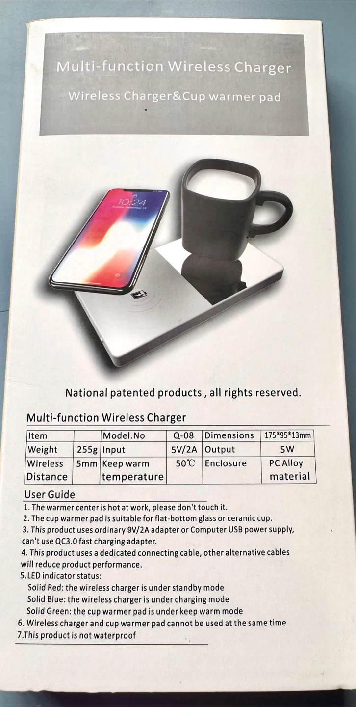 Brand New Multi functional Wireless Charger and Cup Warmer - photo 2