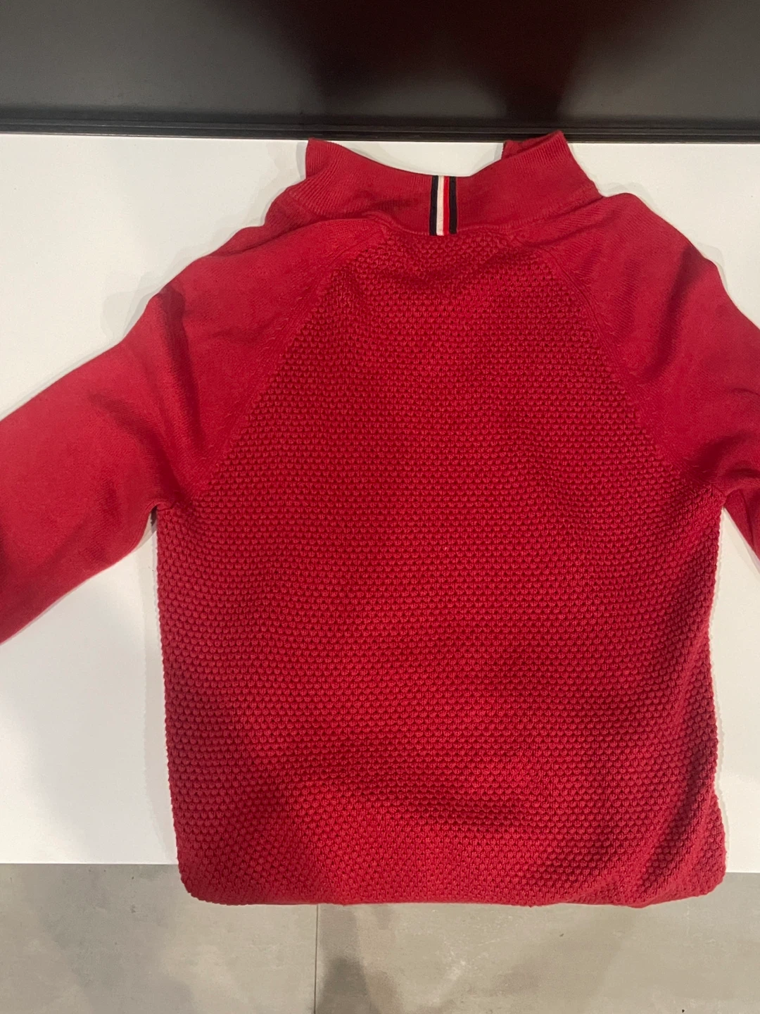 Tommy Hilfiger Red Quarter-Zip Sweater (great conditions) - photo 5