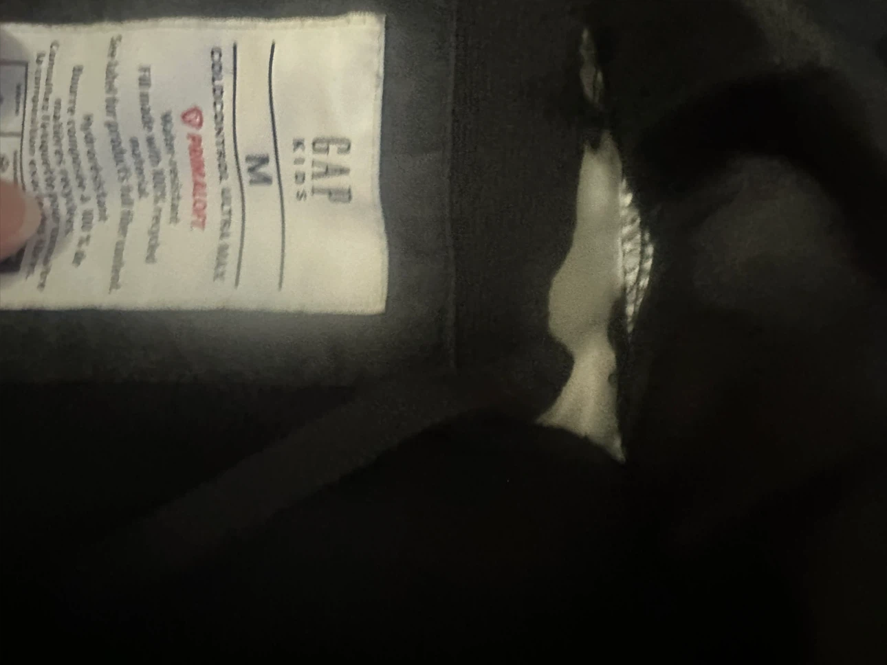Gap Kids Black Puffer Jacket Size M - photo 4