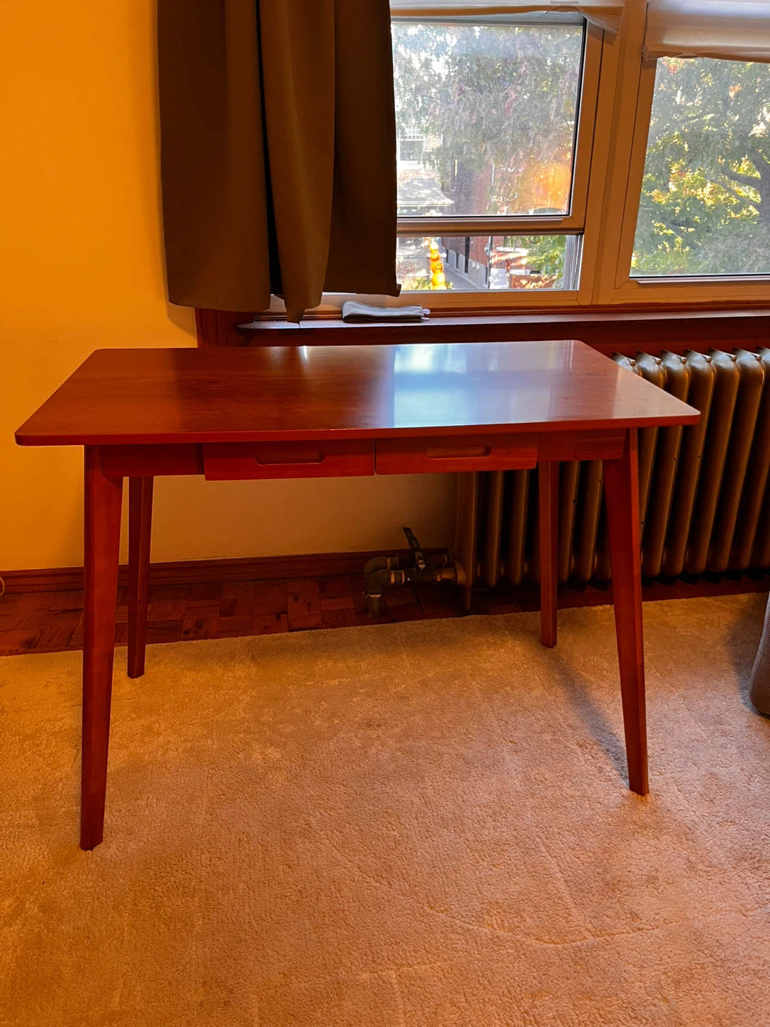 Wooden desk from Wayfair