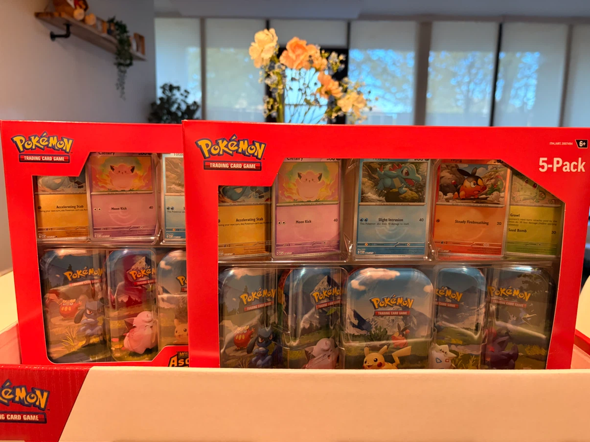🔥 POKÉMON TCG – ASCENDED HEROES 5-PACK MINI TINS 🔥