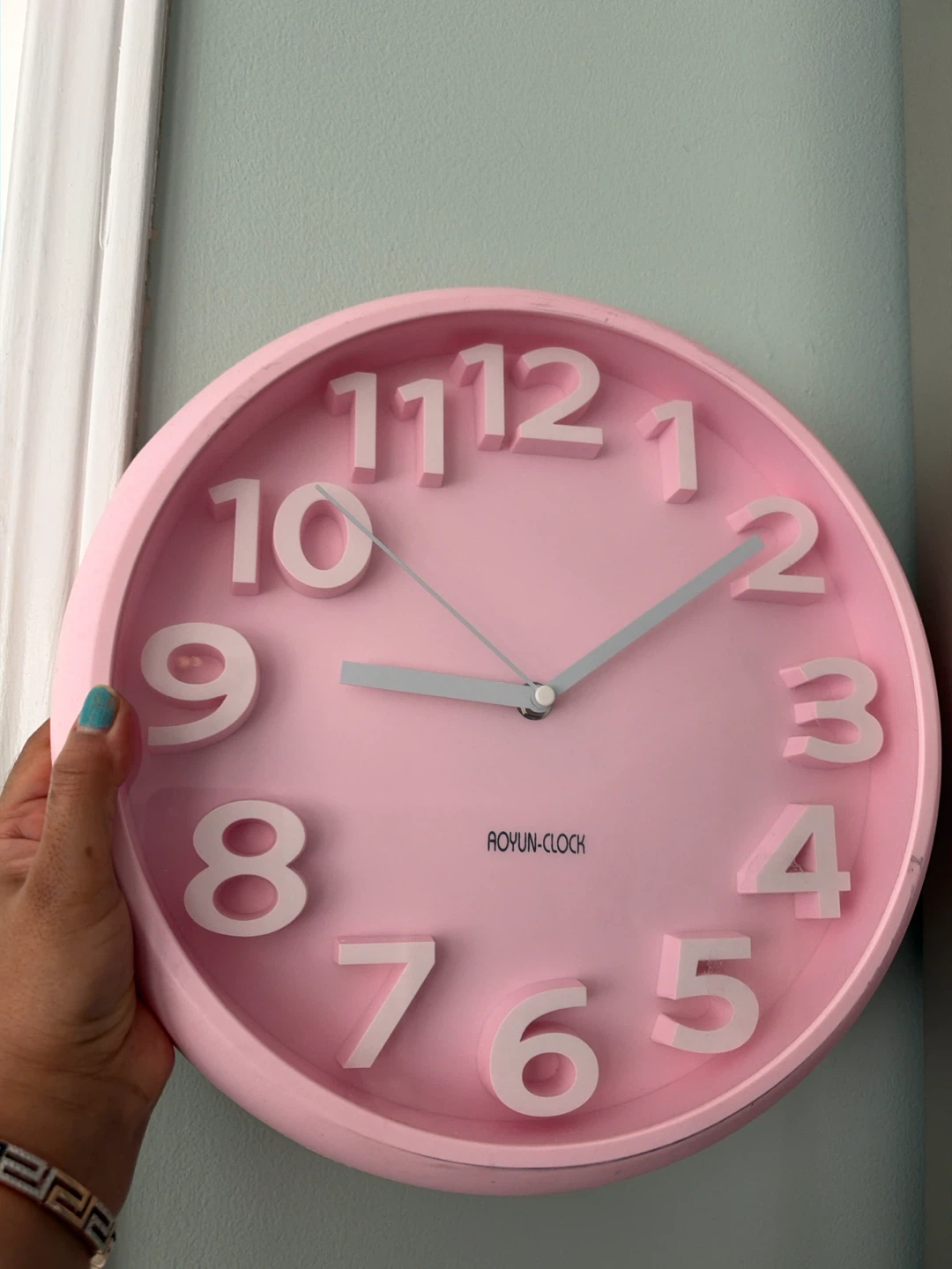 Pink Aoyun Wall Clock