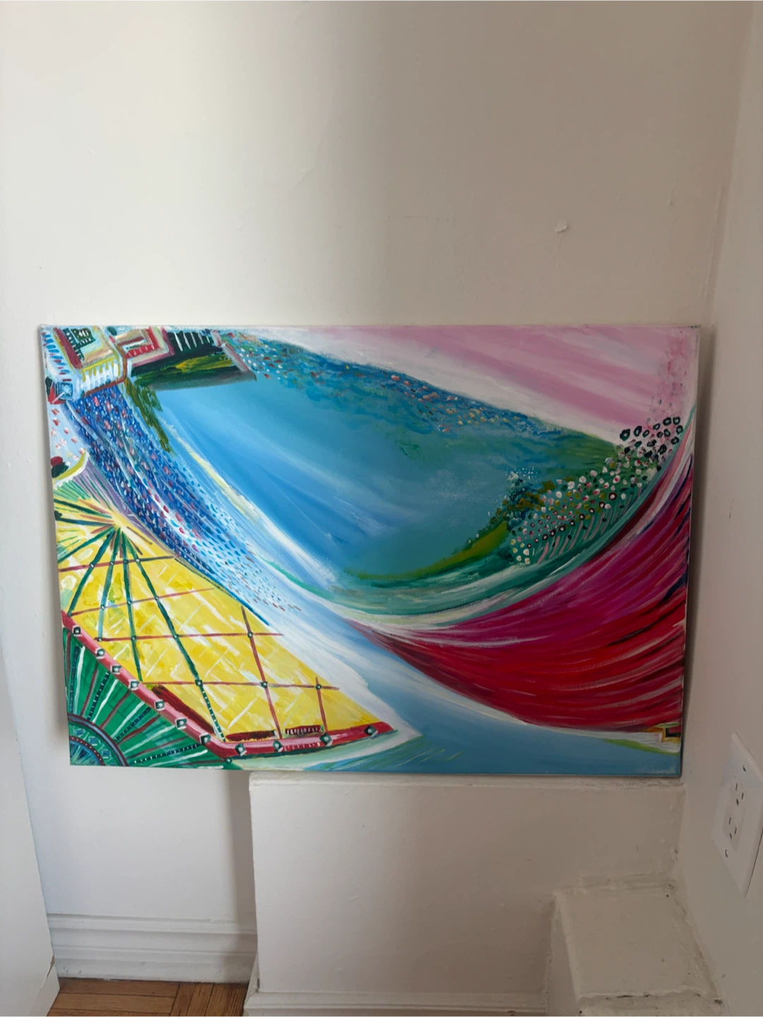 Abstract Colorful Original Painting