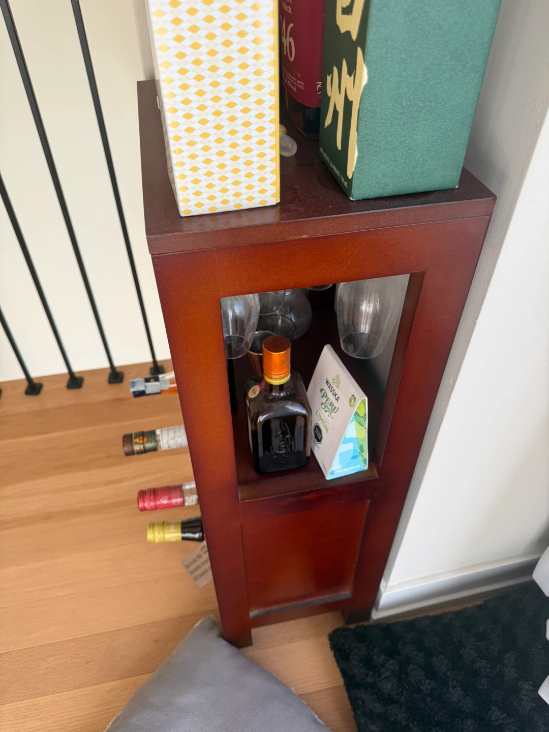 Wooden Wine and Liquor Bar Stand - photo 2