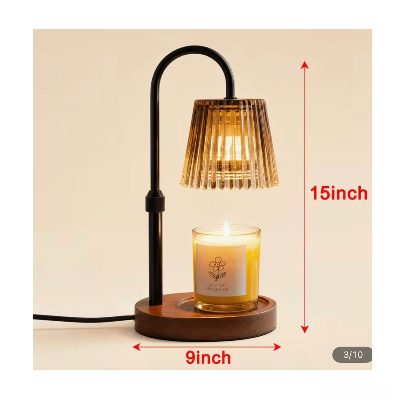 Brand new Candle Warmer Lamp with Timer Dimmable - photo 5