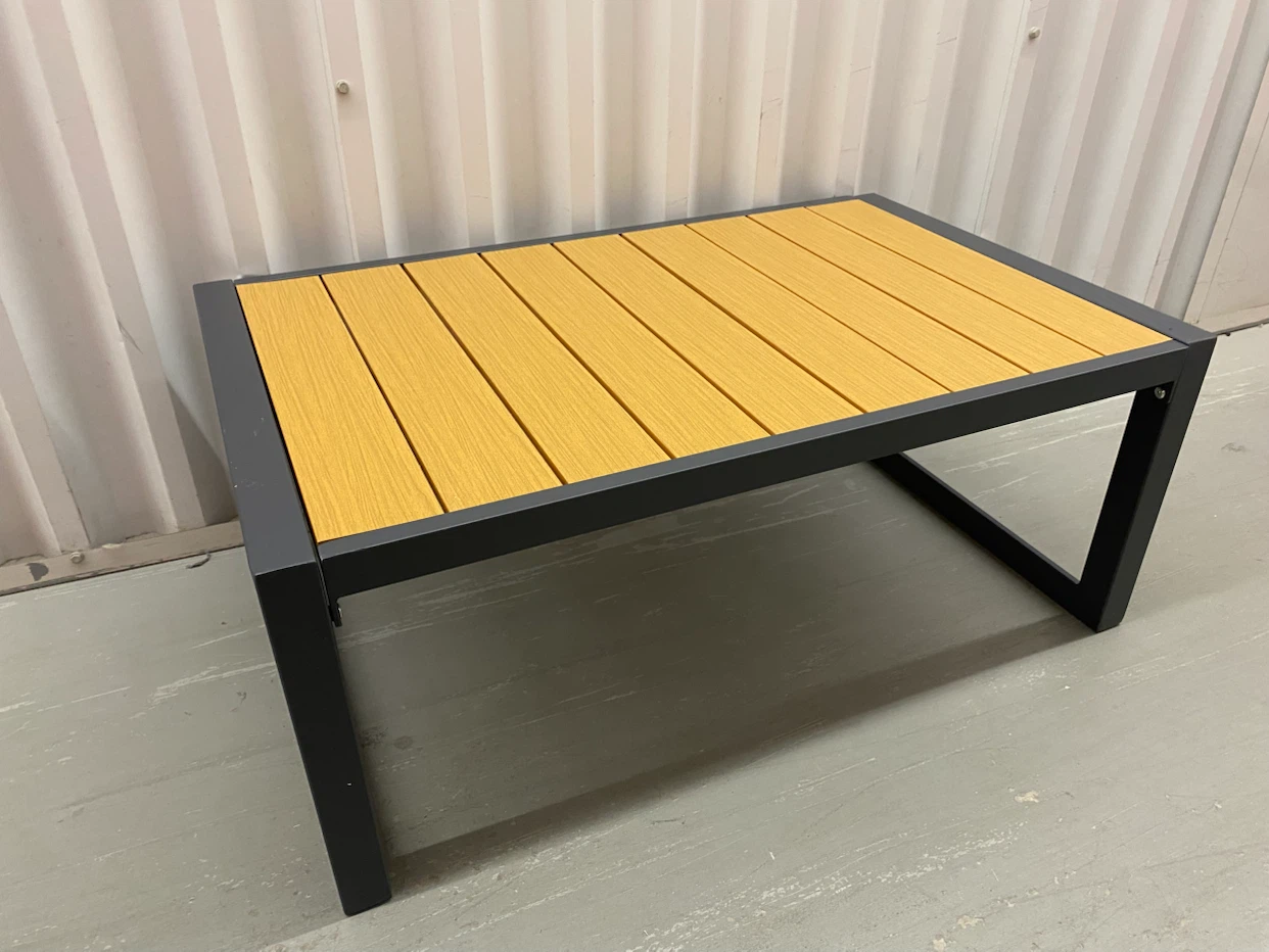 Modern Slatted Outdoor Coffee Table - photo 3