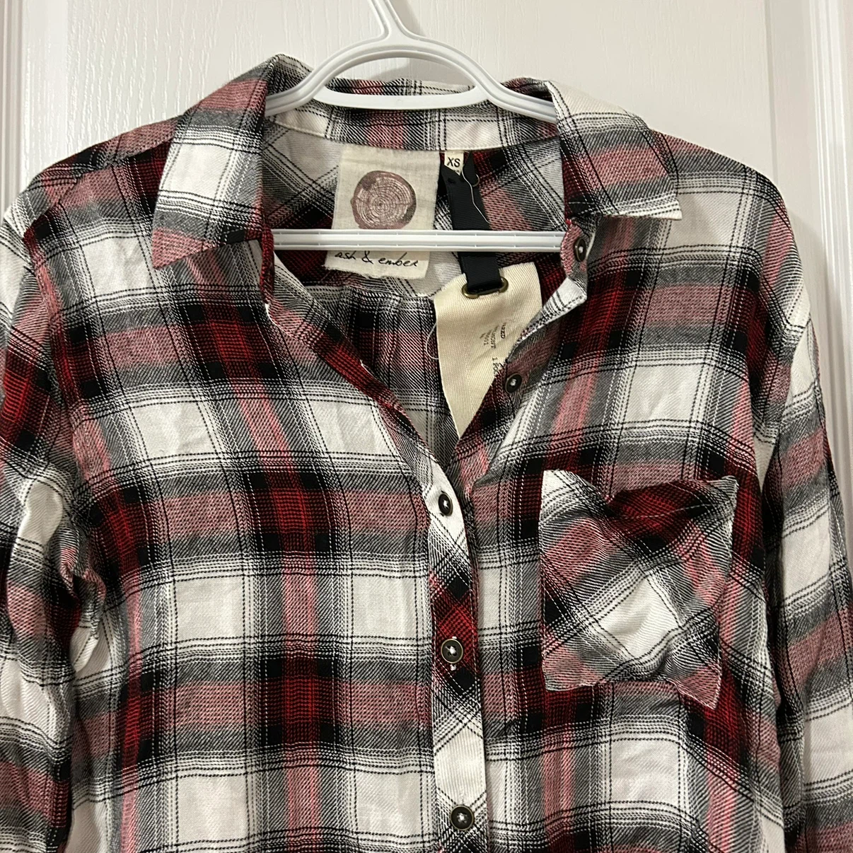 Anthropologie Ash & Ember Button Plaid Shirt - photo 4