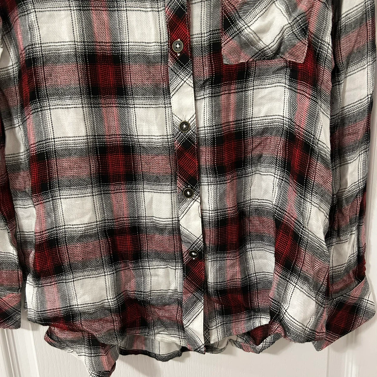 Anthropologie Ash & Ember Button Plaid Shirt - photo 5