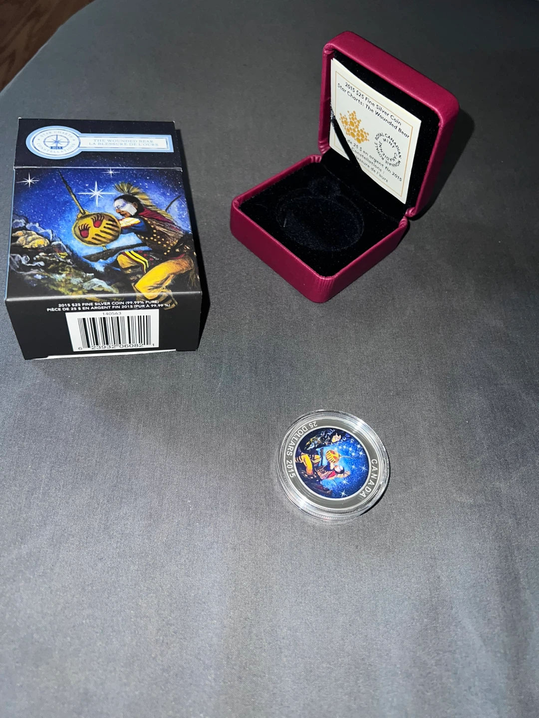 2015 Royal Canadian Mint $25 Fine Silver Coin - photo 2