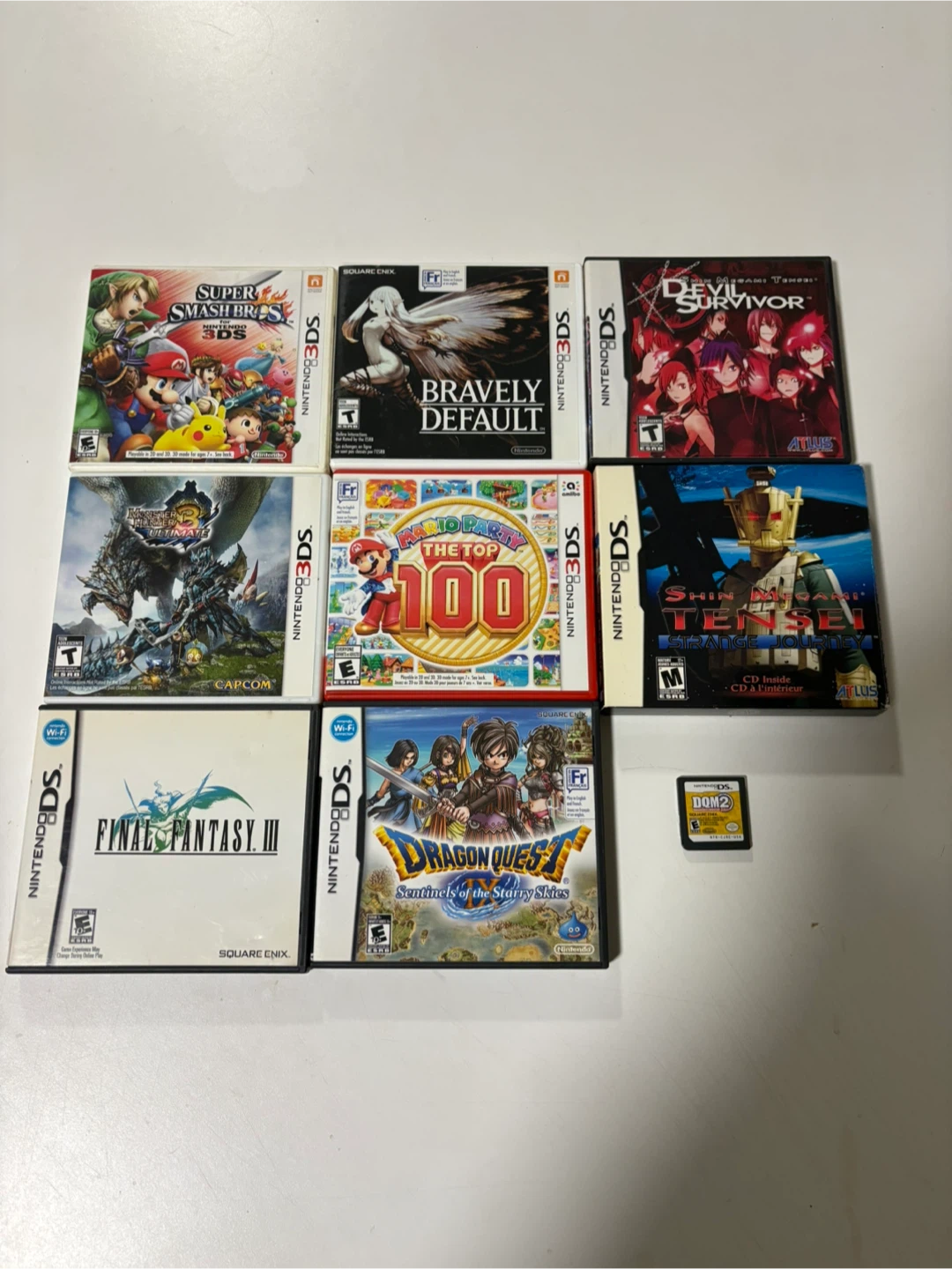 DS and 3DS Games